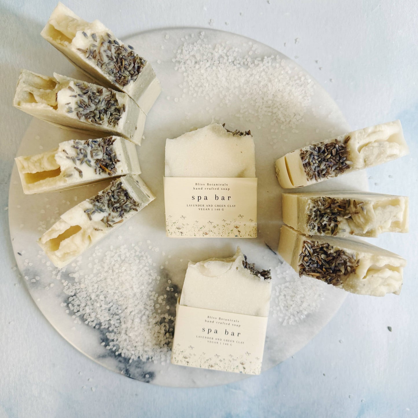 Lavender & Green Clay Salt Spa Bar