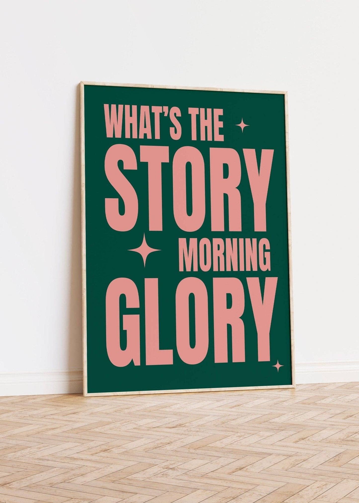 Morning Glory Print: A4
