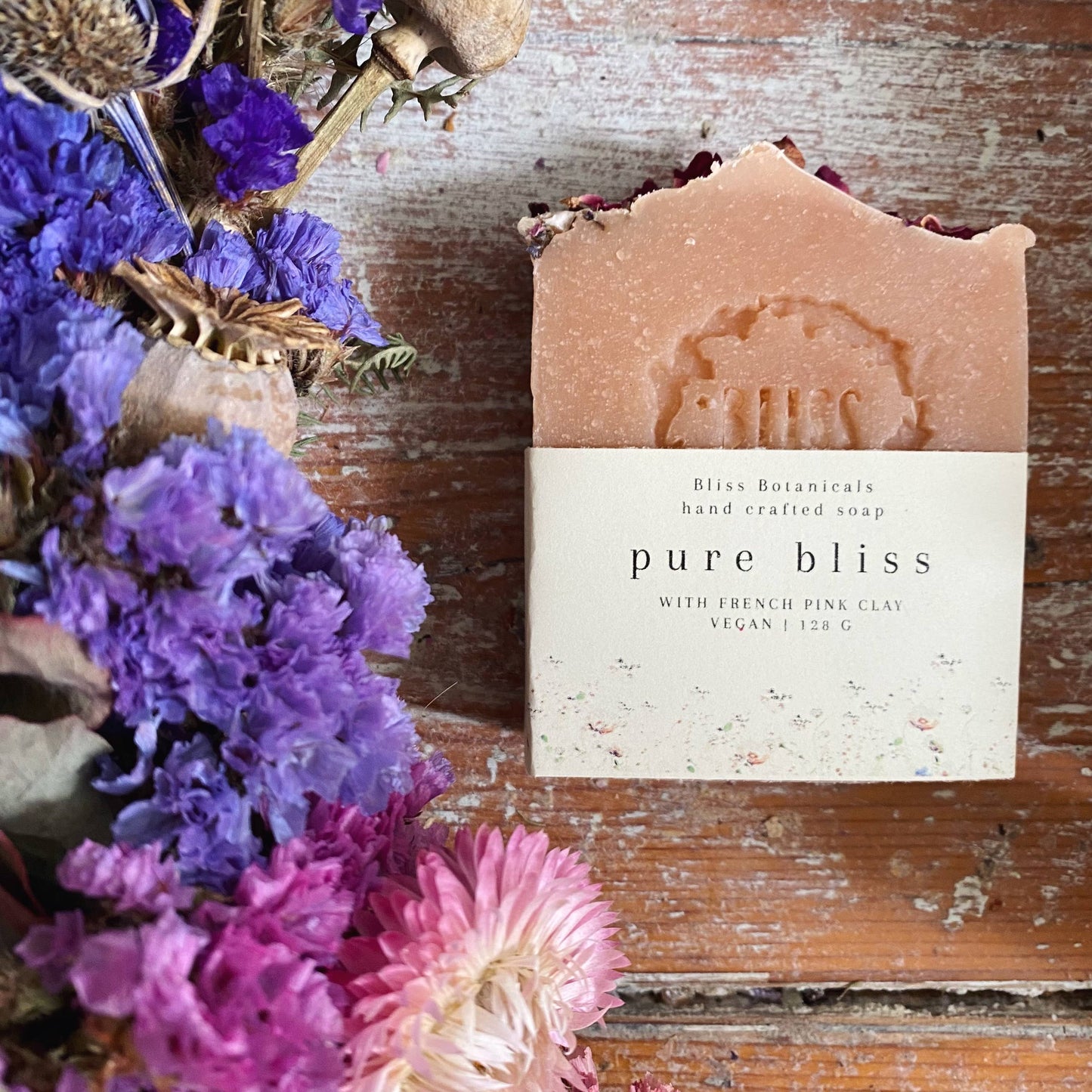 Pure Bliss Soap with French Pink Clay