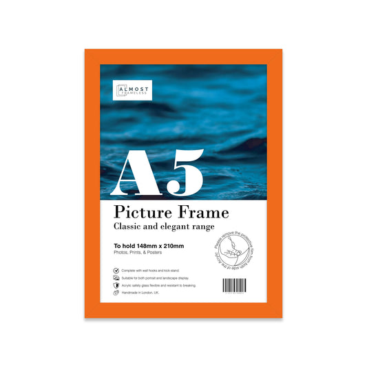 Orange A5 Picture Frame