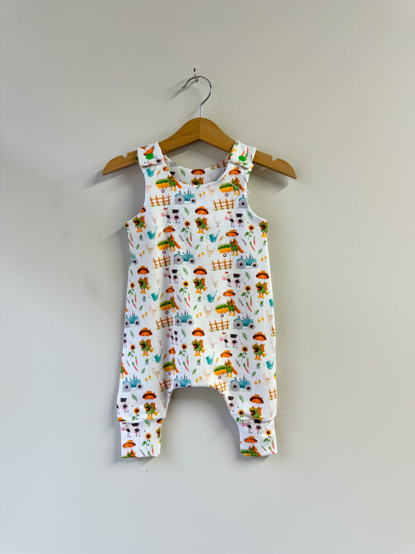 Romper - Farm - 0-3 Months