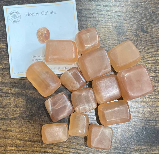 Honey Calcite Tumble Stone