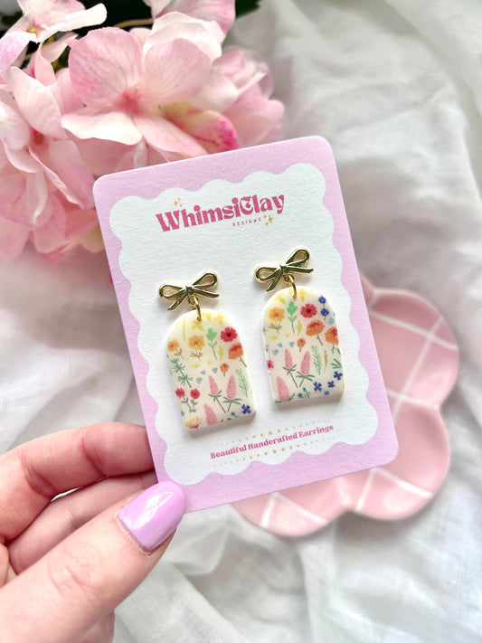 Floral Arch Wildflower Earrings
