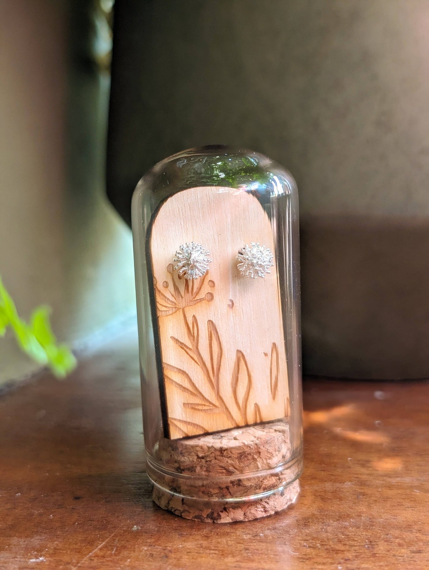 Dandelion Sterling Silver Studs