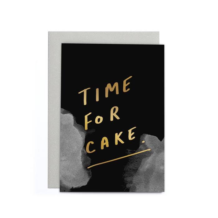 Time For Cake Small Card - Happy Birthday Card