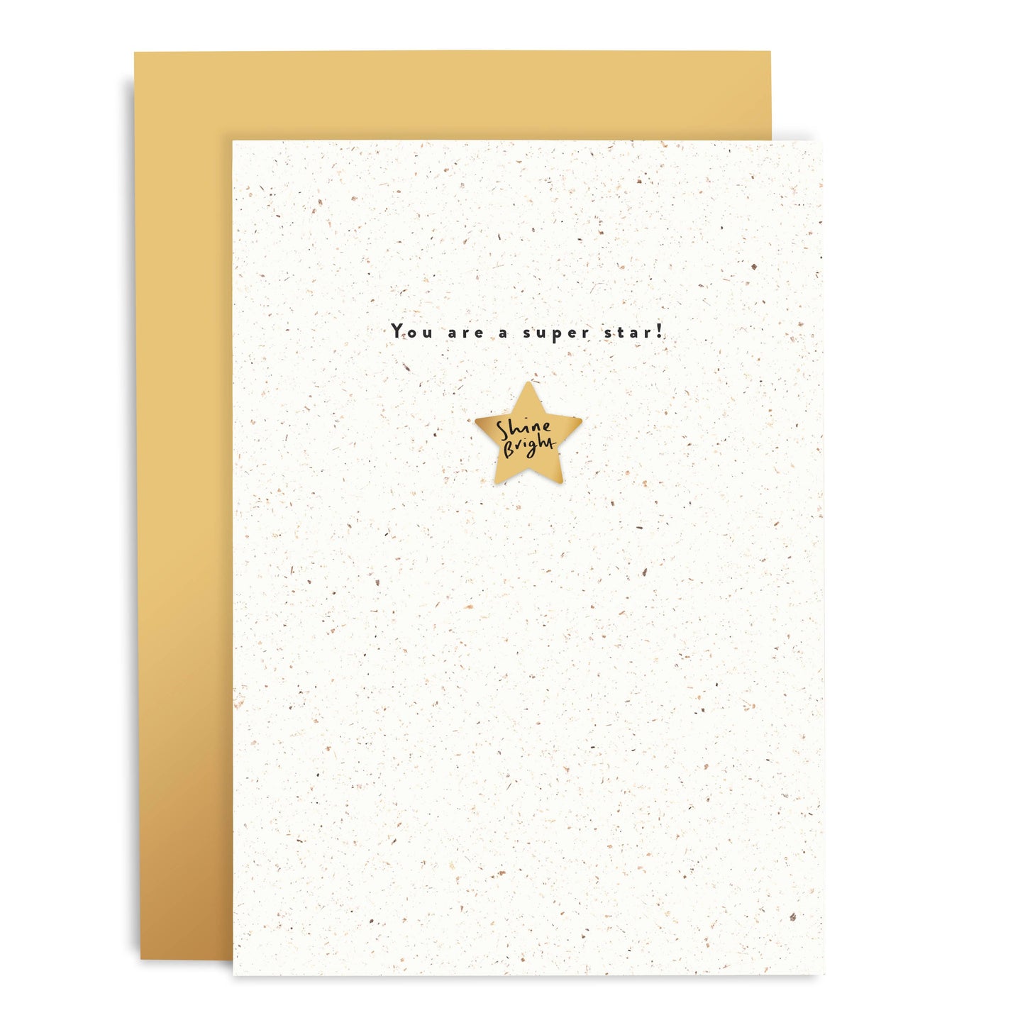 Super Star Enamel Pin Card - Graduation Card - Well Done