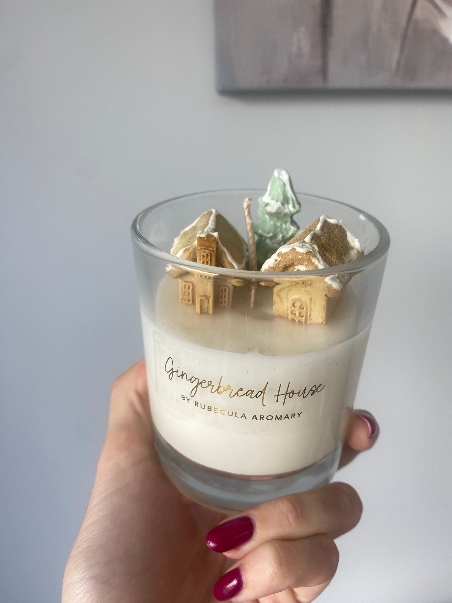 Gingerbread House Christmas Candle: Gingerbread Scent