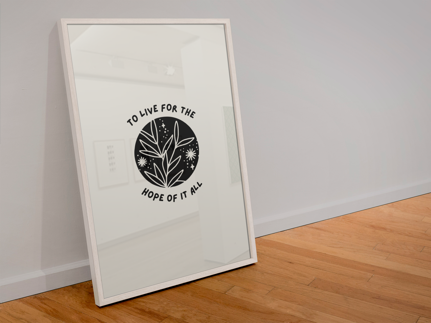 To Live For The Hope Of It All Taylor Swift Inspired Print