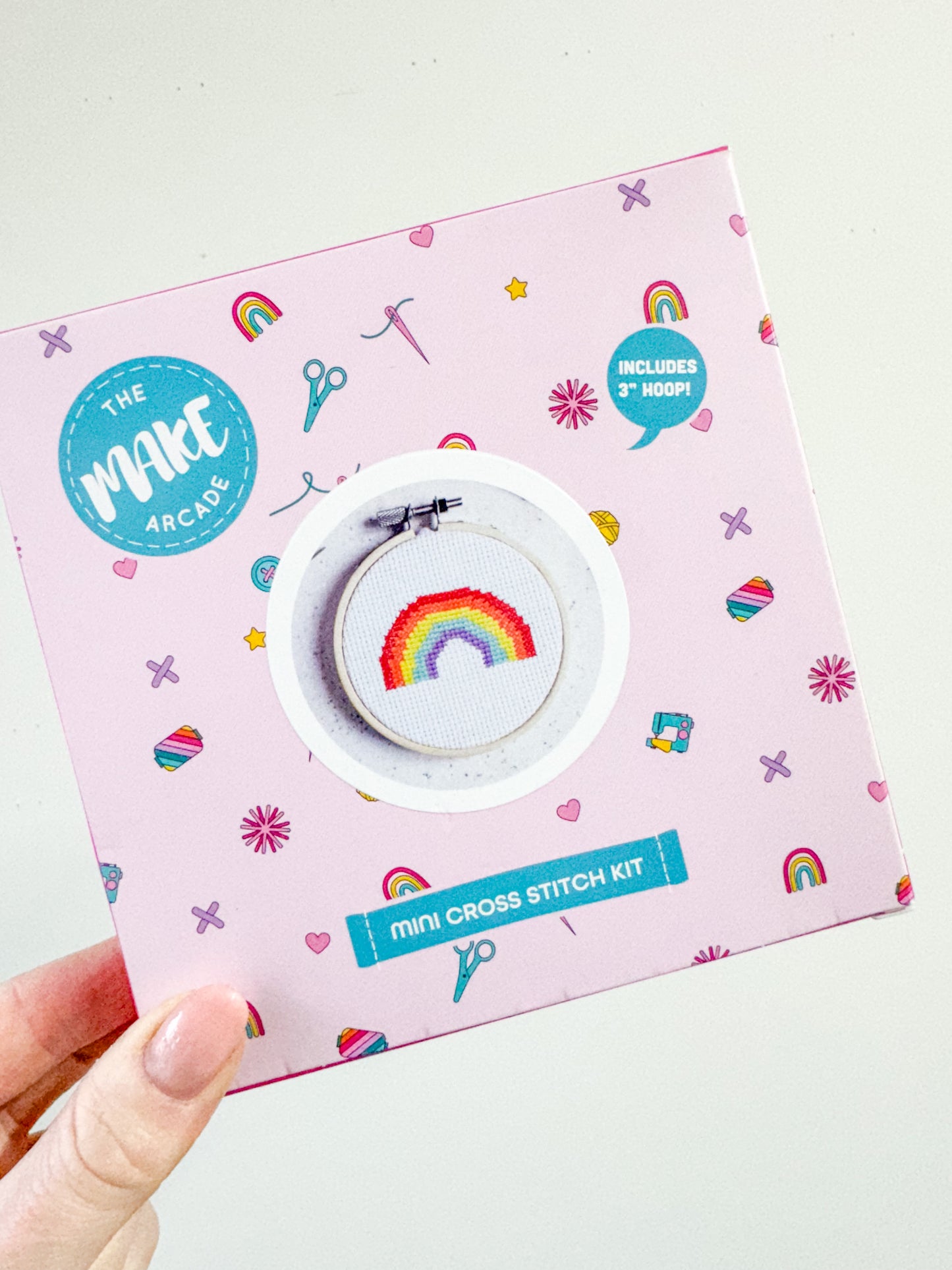 'Over the Rainbow' Mini Cross Stitch Kit