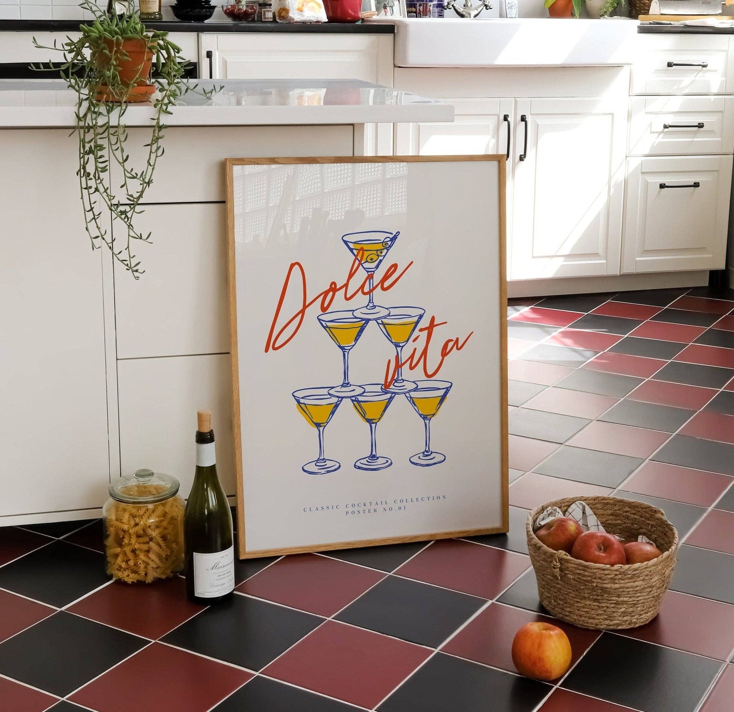 Dolce Vita Cocktail Print: A4