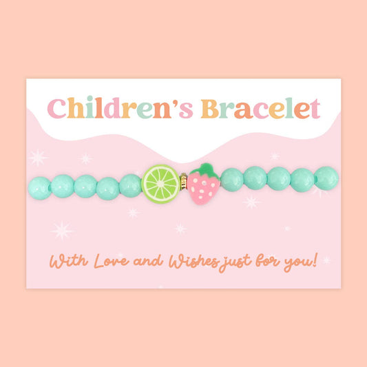 Fruit Charms - Children's Beaded Bracelet