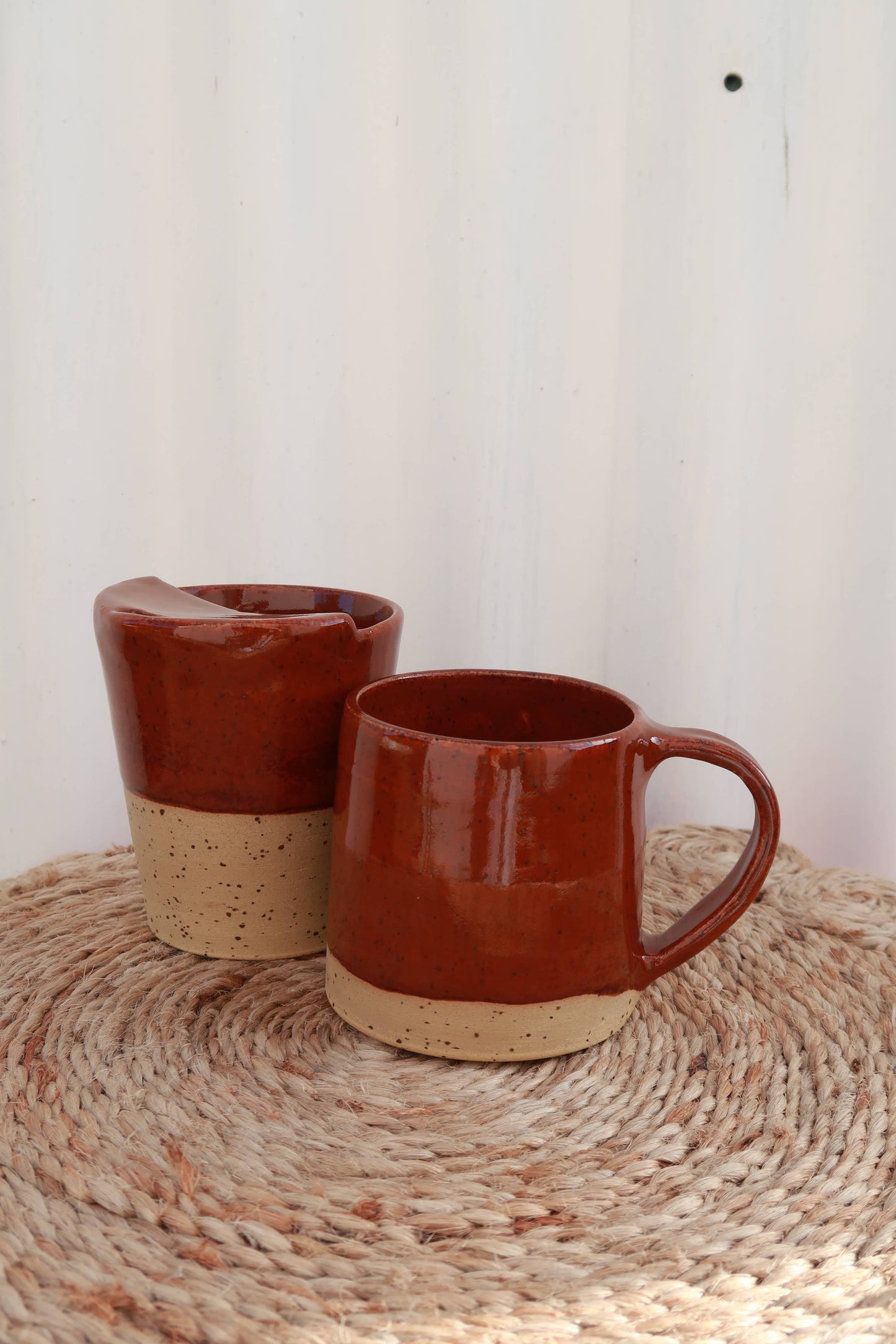 Handmade Ceramic Mug - Speckled Burnt Sienna