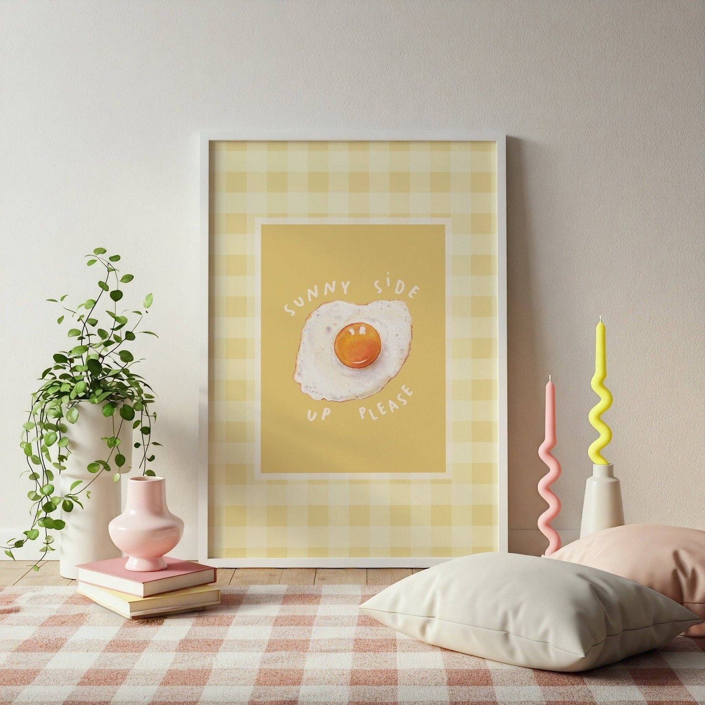 Sunny Side Up Egg Print: A4