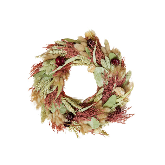 Dried Flowers Wreath - Rosewood