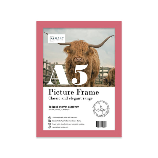 Pink A5 Picture Frame