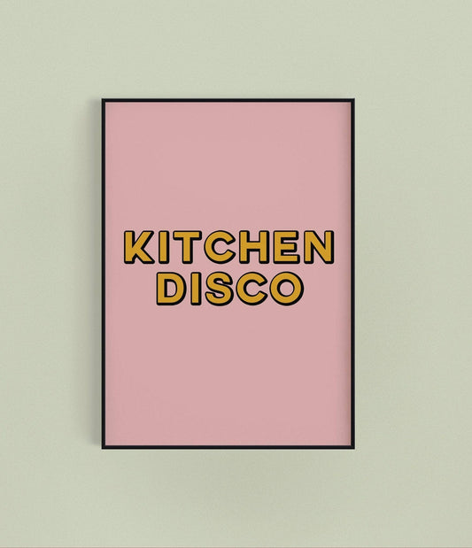Kitchen Disco Print: A4