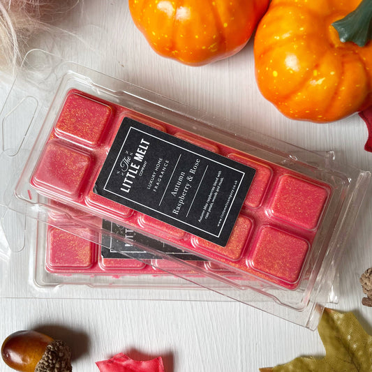 Autumn Raspberry & Rose Wax Melt Snap Bar