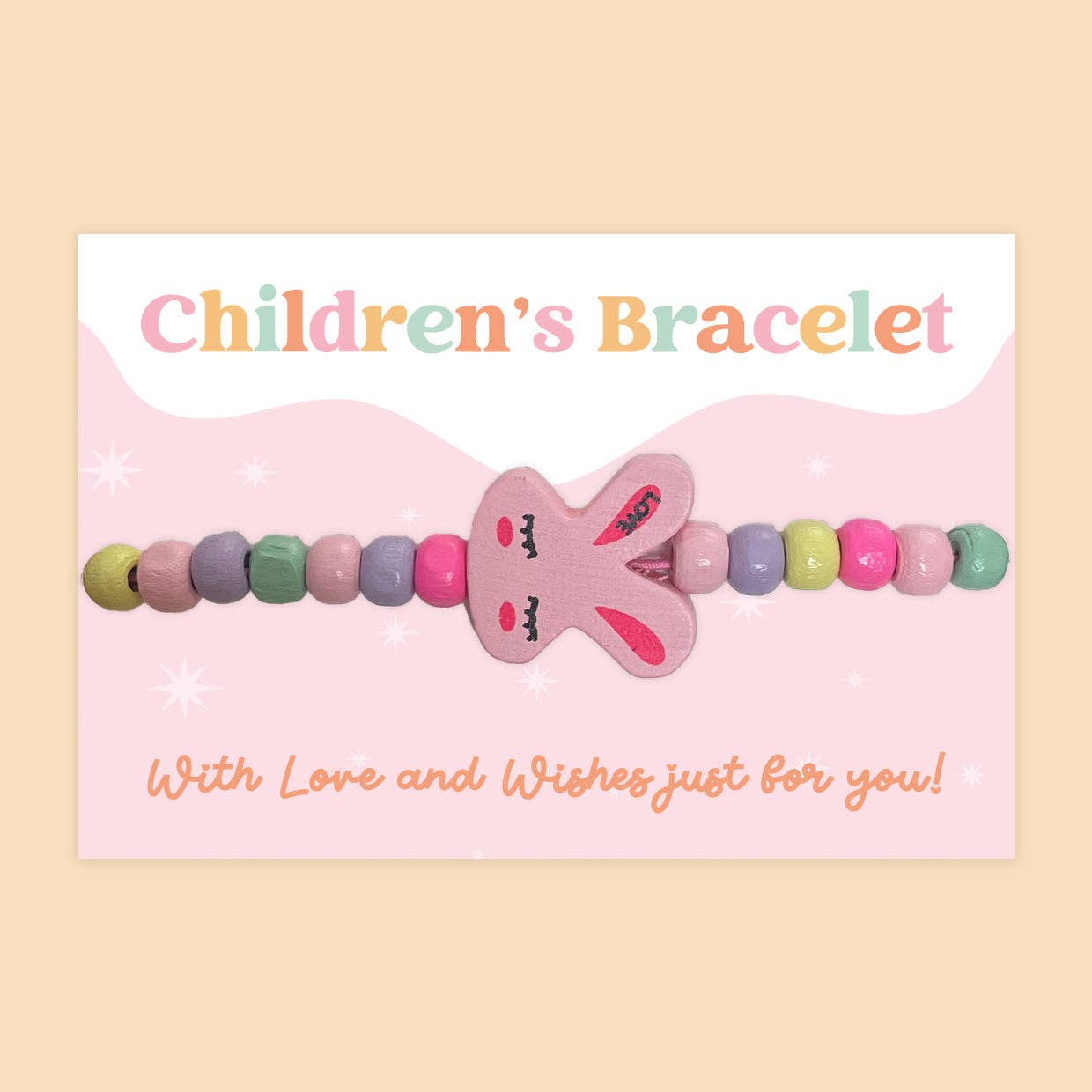 Rabbit - Children's Beaded Bracelet