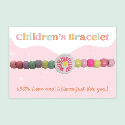Flower Circle - Children's Beaded Bracelet