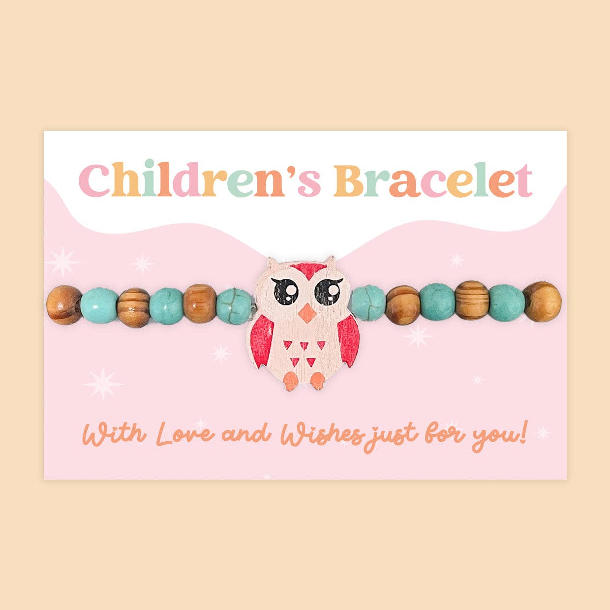 Owl - Children's Beaded Bracelet