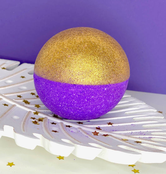 Handmade Gold Dust Opeum Large XL Sphere Glittery Bath Bomb