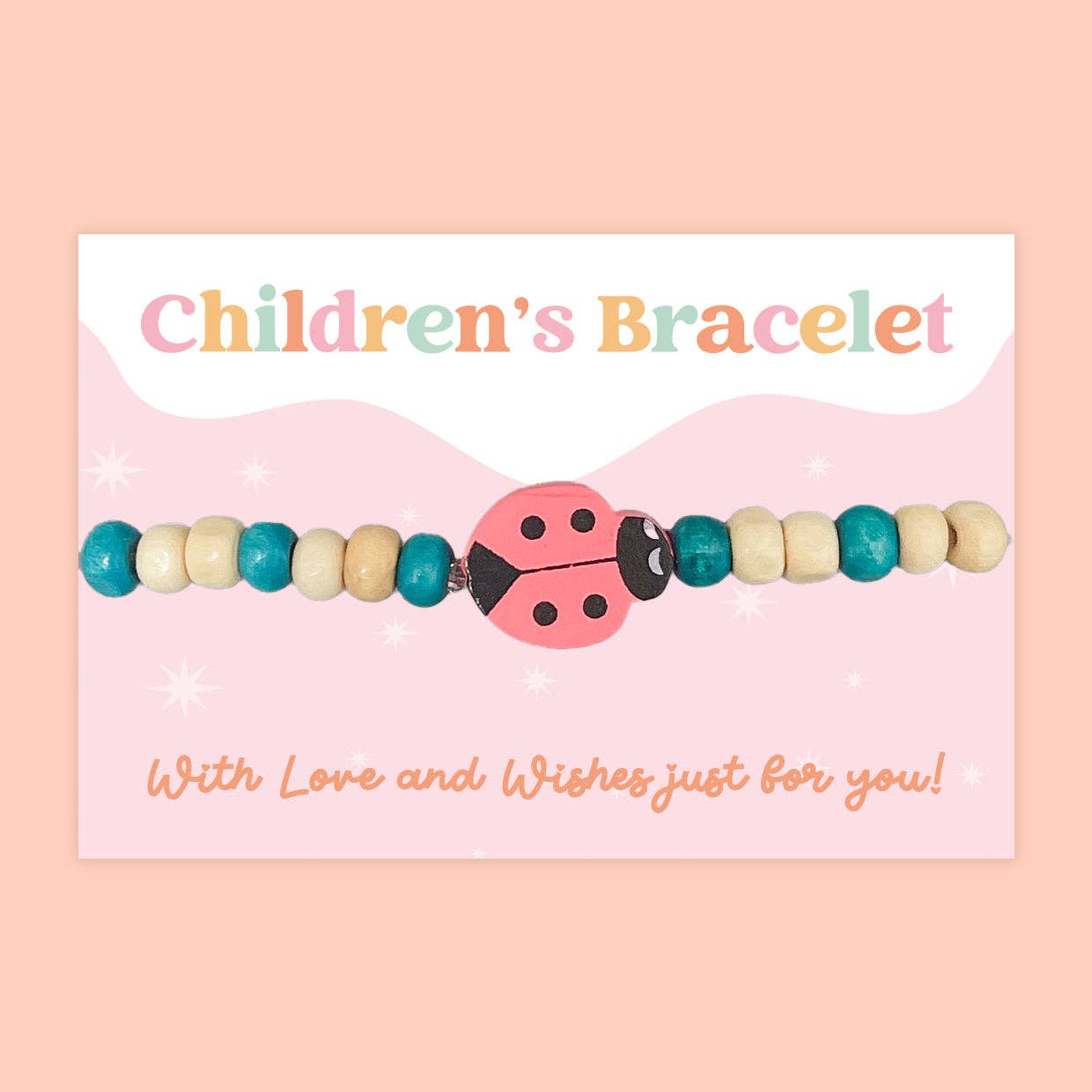 Ladybird - Children's Beaded Bracelet