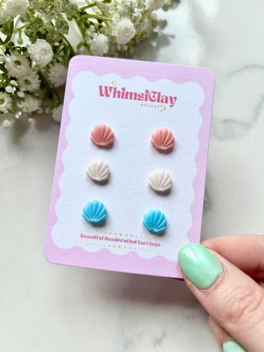 Sea Shell Studs