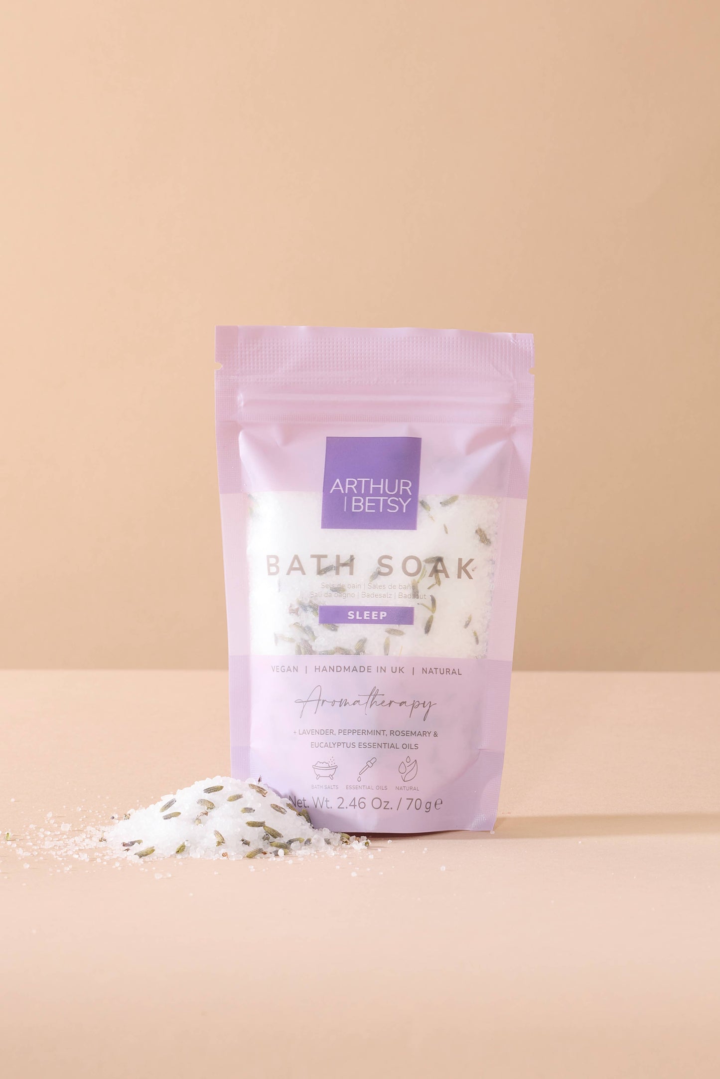 Aromatherapy Bath salts, Luxury Bath soak, Bath salts bag: Restore