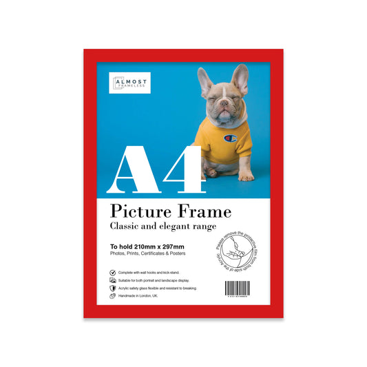 Red A4 Picture Frame