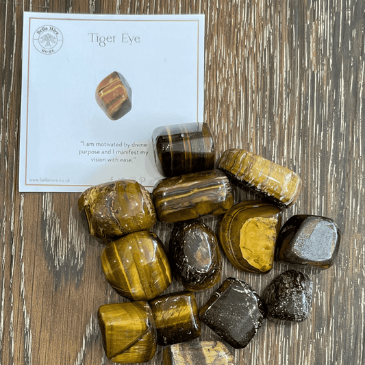 Tiger's Eye Tumble Stone