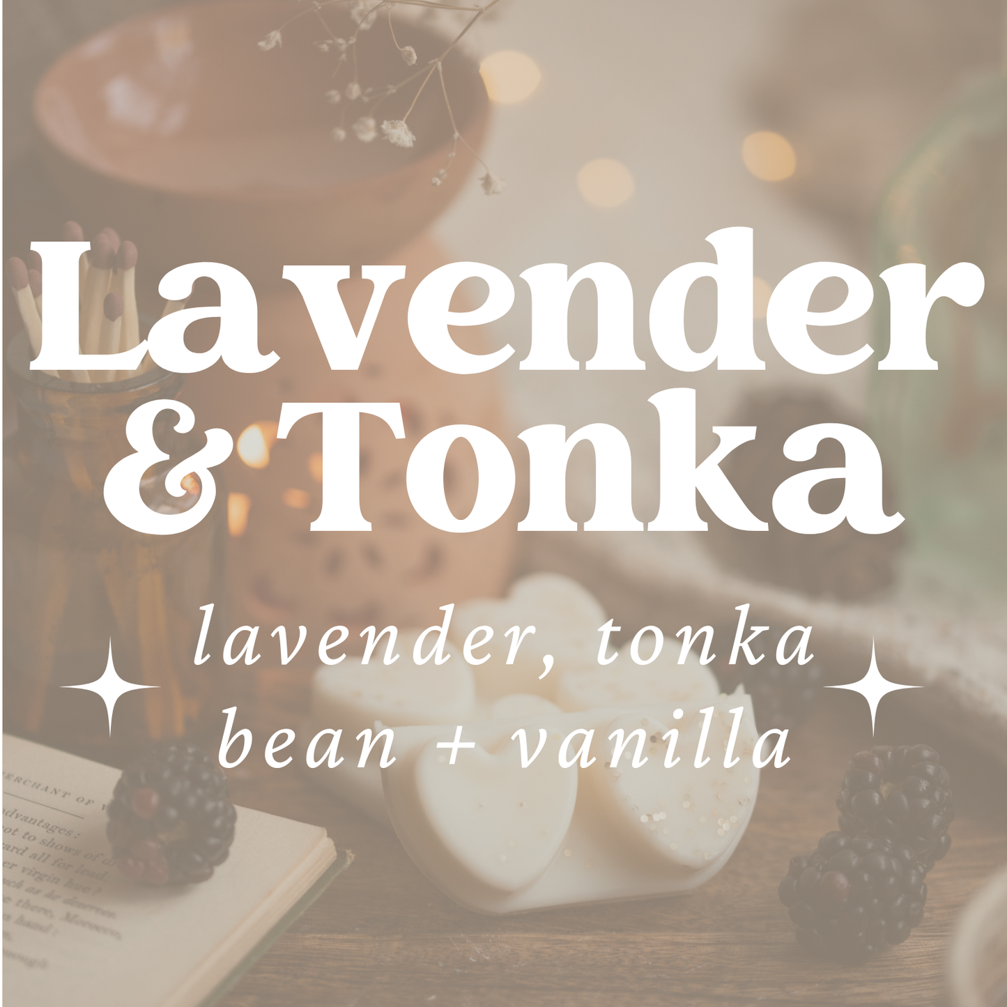 Lavender & Tonka Heart Clamshell