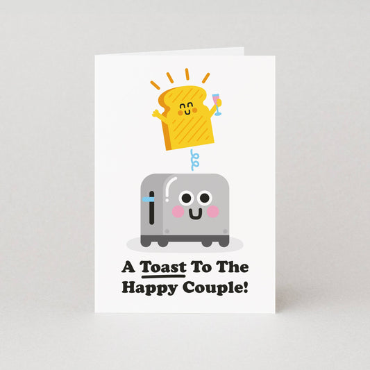 Toast Wedding Card | Funny Wedding Cards | Greetings Cards