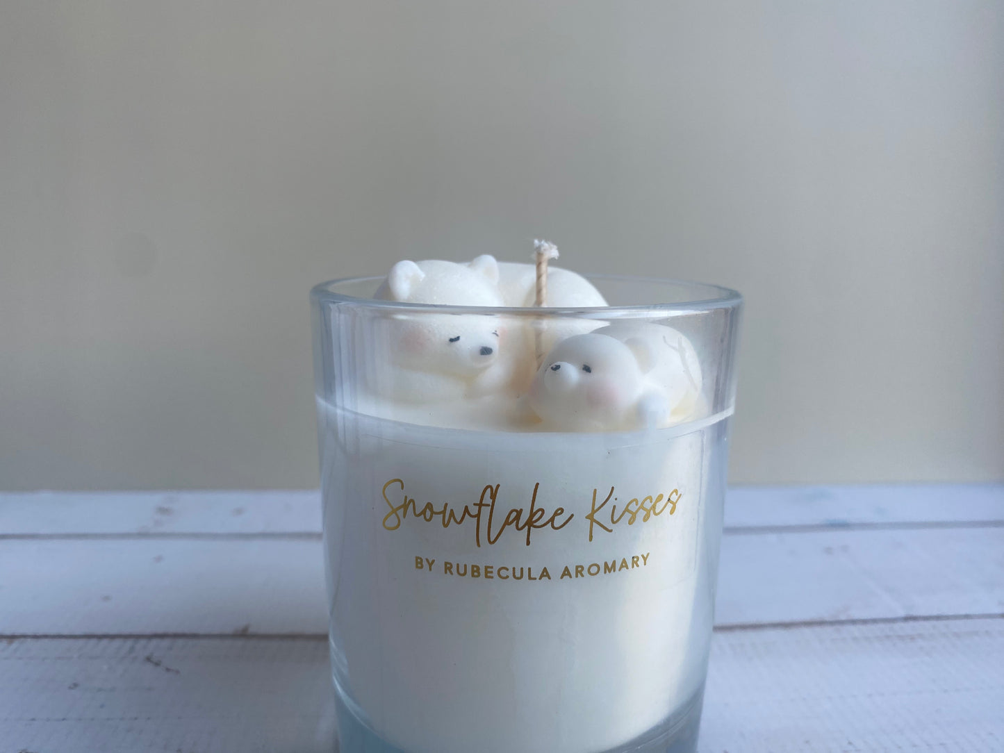 Handmade Polar Bear Candle - Snow Fairy Scent