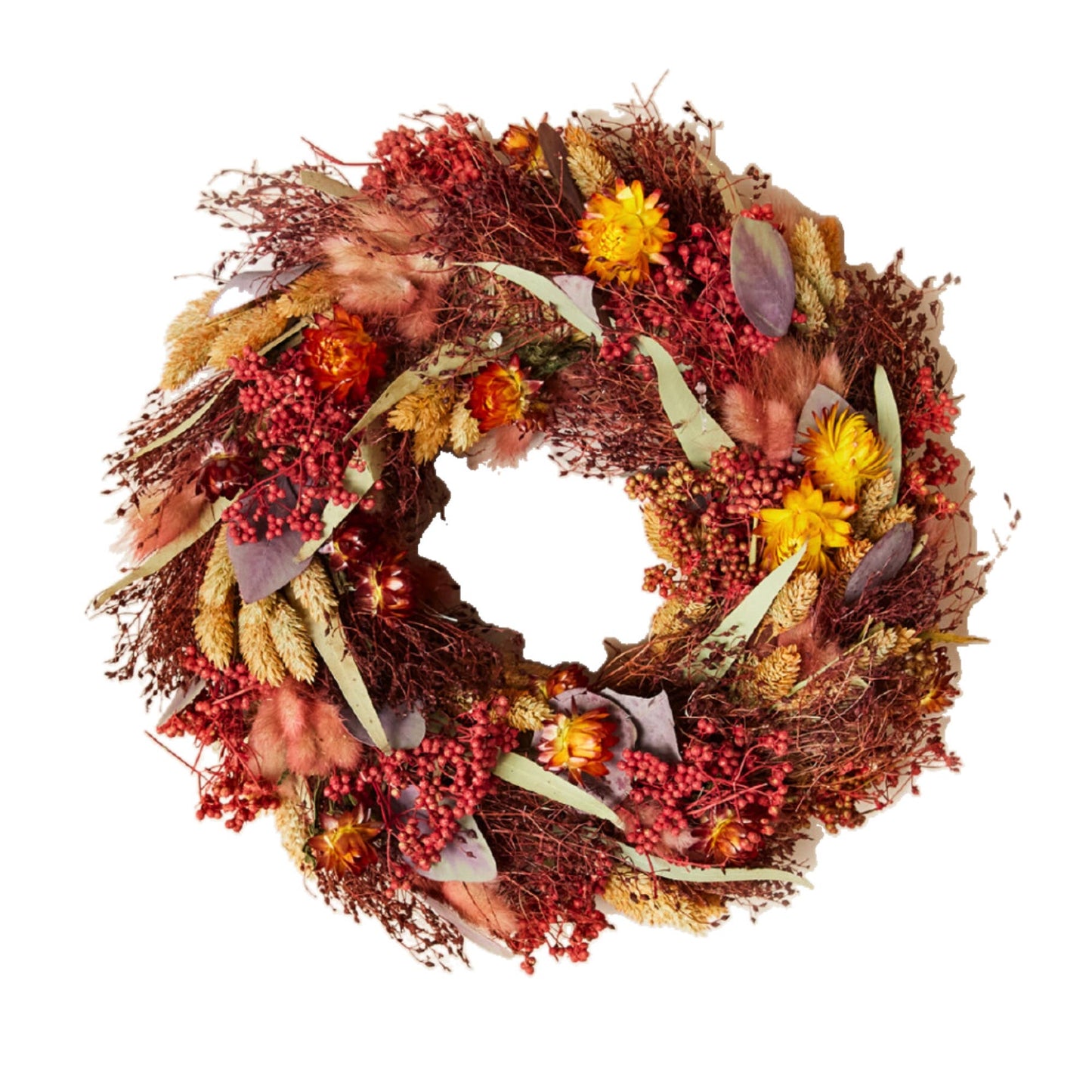 Dried Flowers Wreath Terra: Small