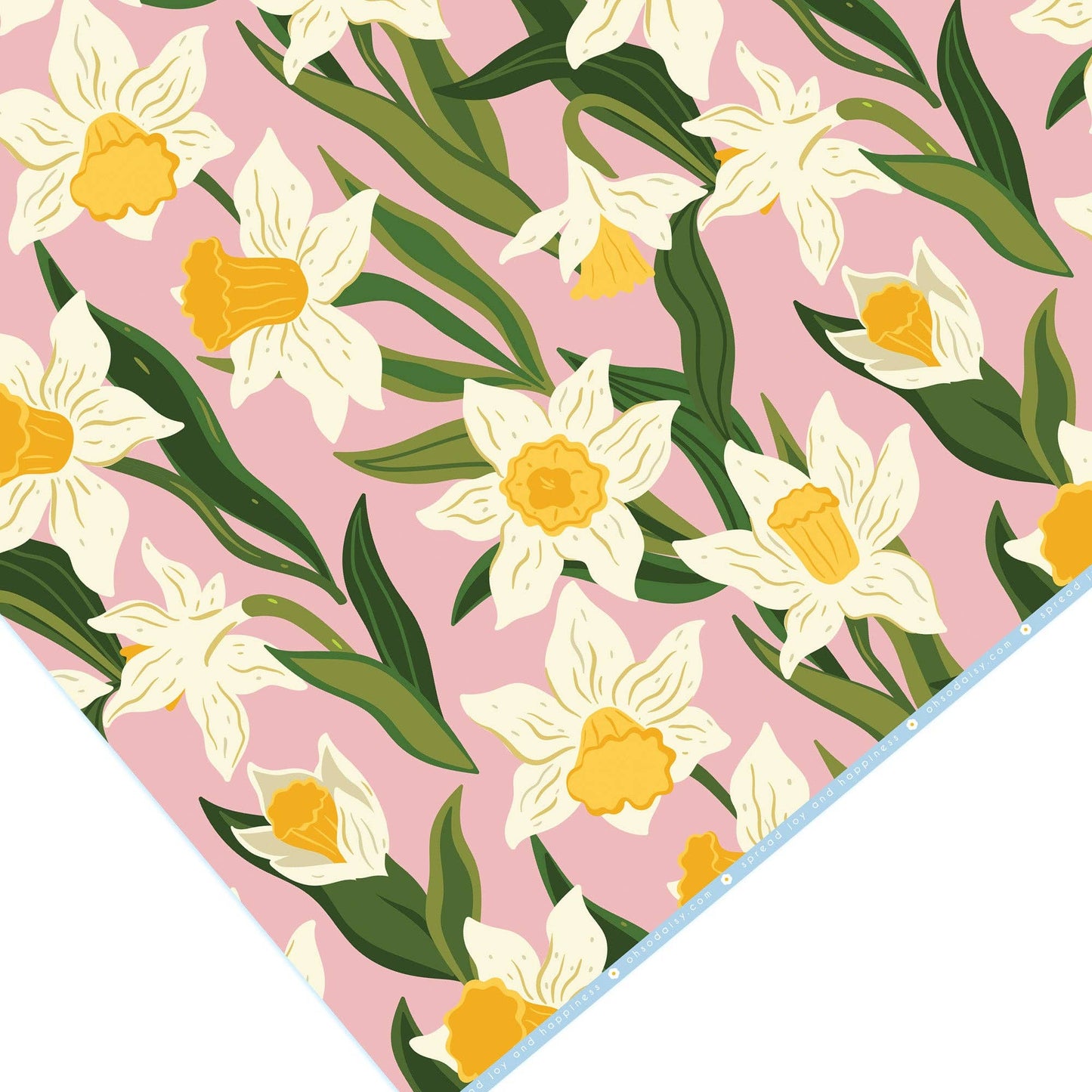 DAFFODIL FLORAL GIFT WRAP SHEET