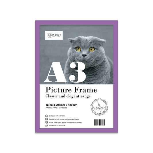 Purple A3 Picture Frame