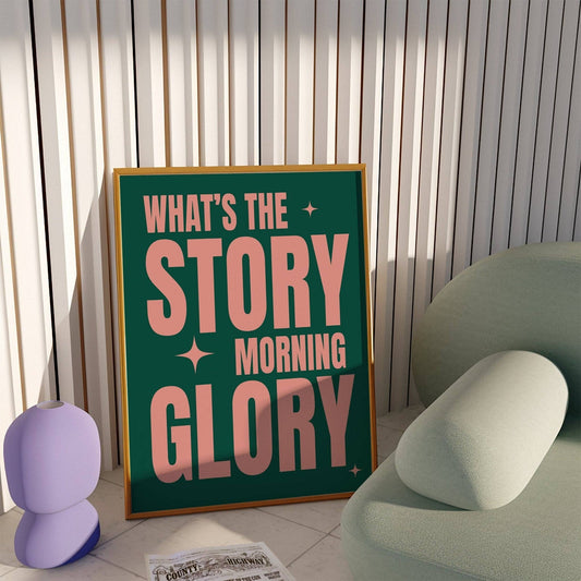Morning Glory Print: A4