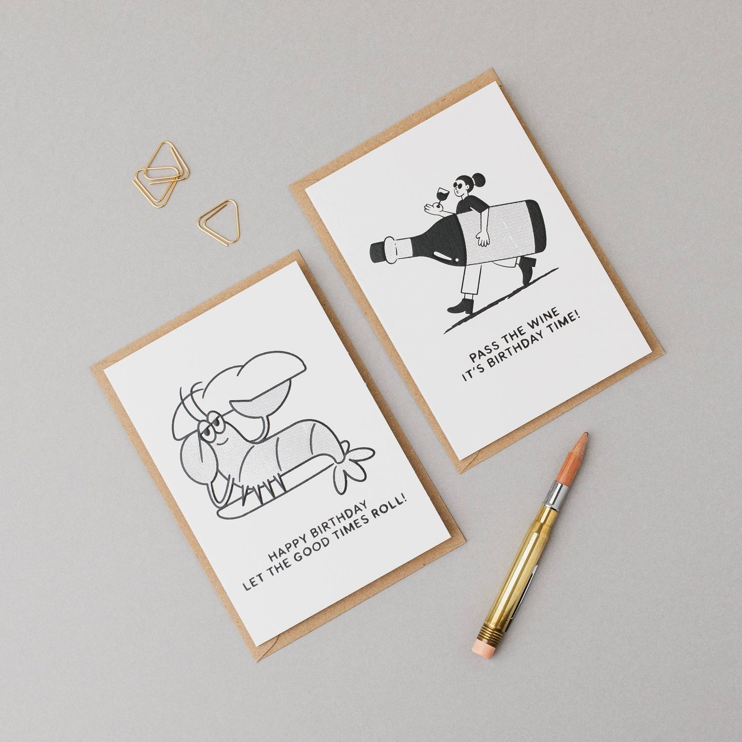 Pass the Wine Birthday Card | Female Birthday Greeting Card