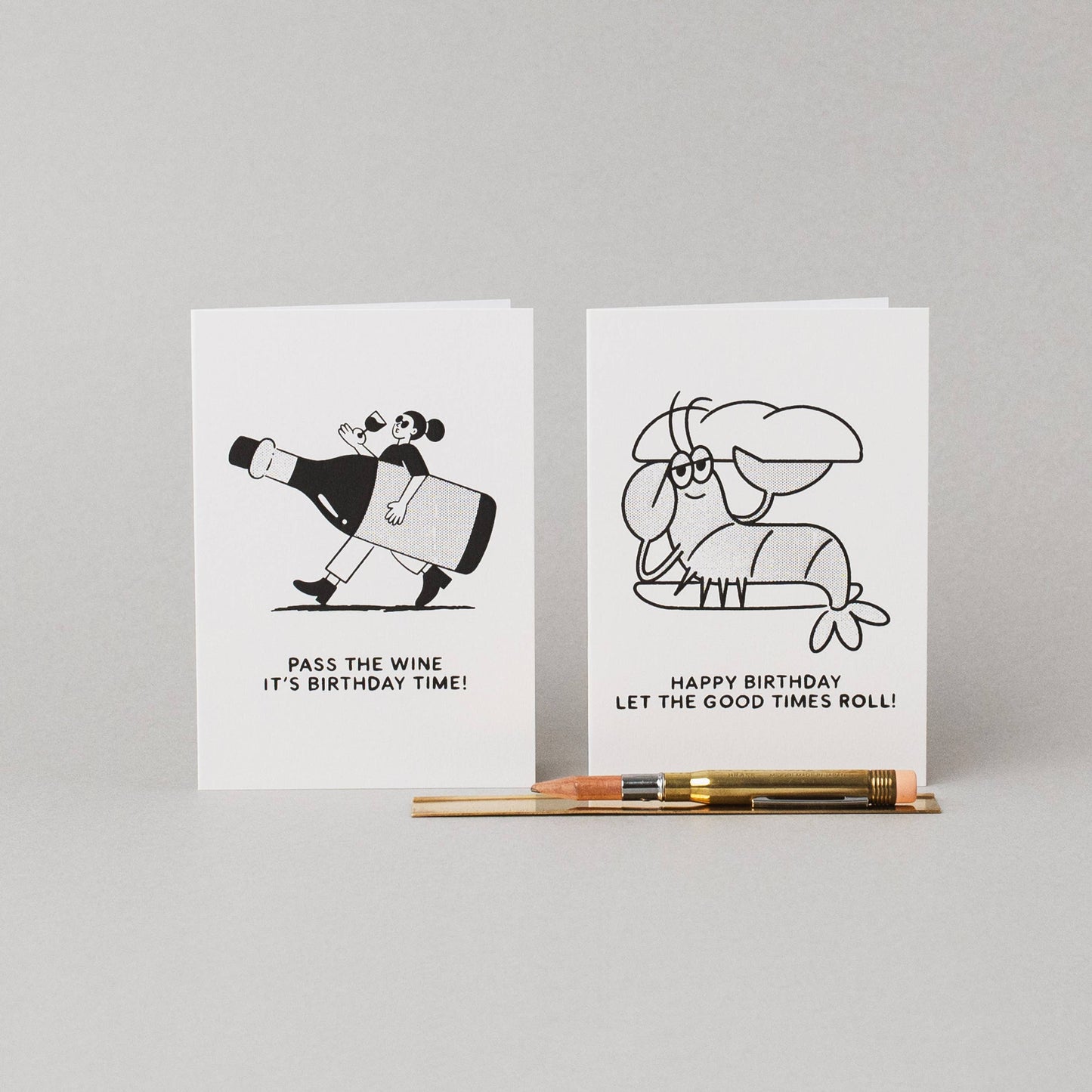 Pass the Wine Birthday Card | Female Birthday Greeting Card