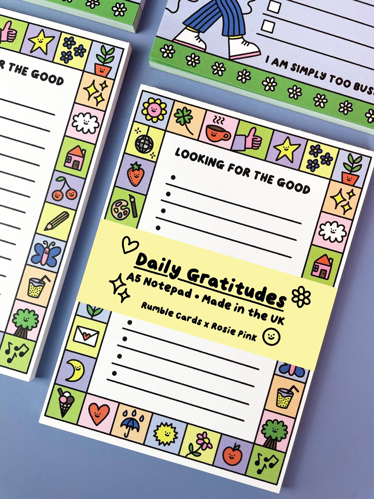 Daily Gratitude Notepad - Looking For The Good - Desk pad