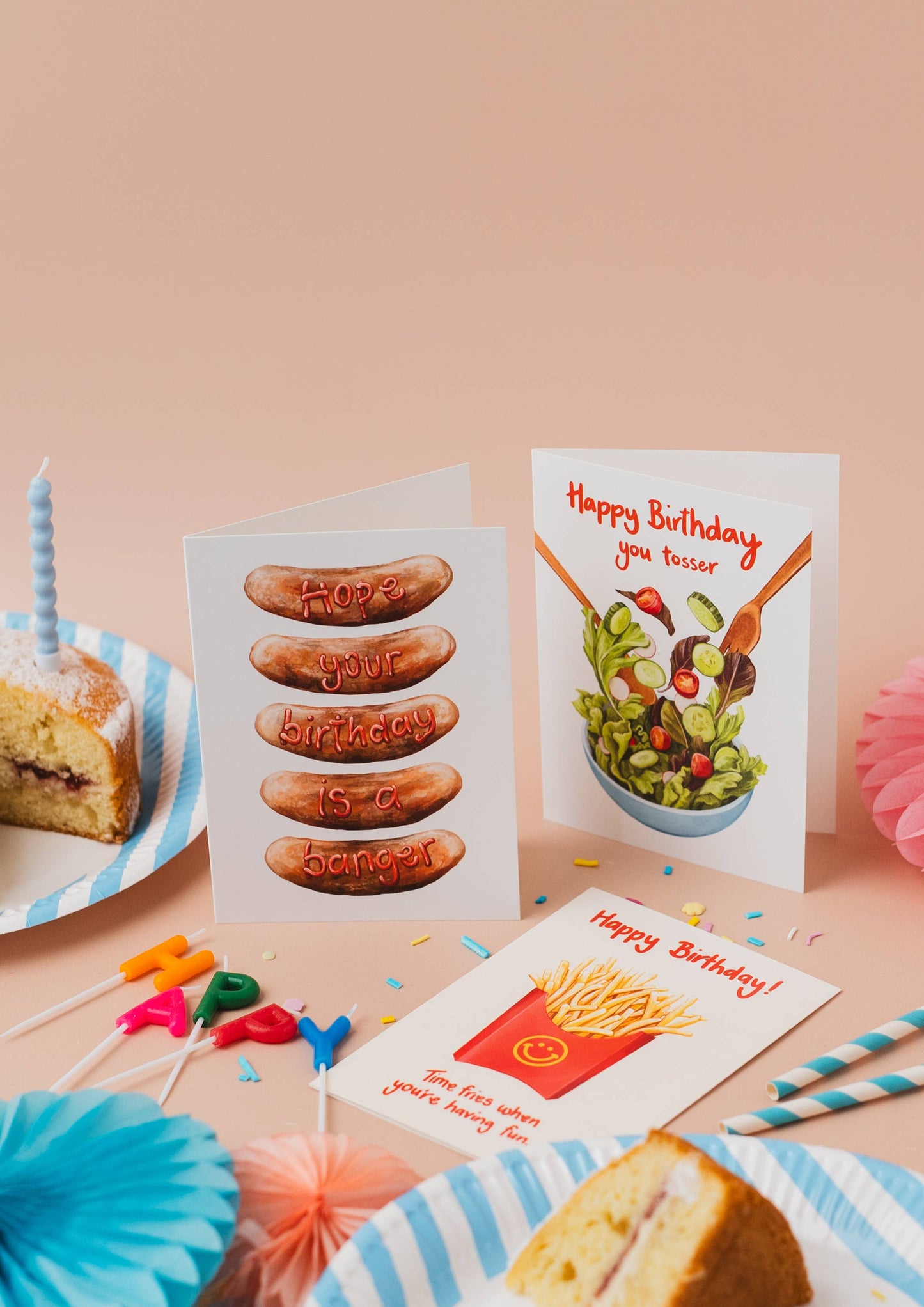Hope Your Birthday Is A Banger - Funny Sausage Themed Card