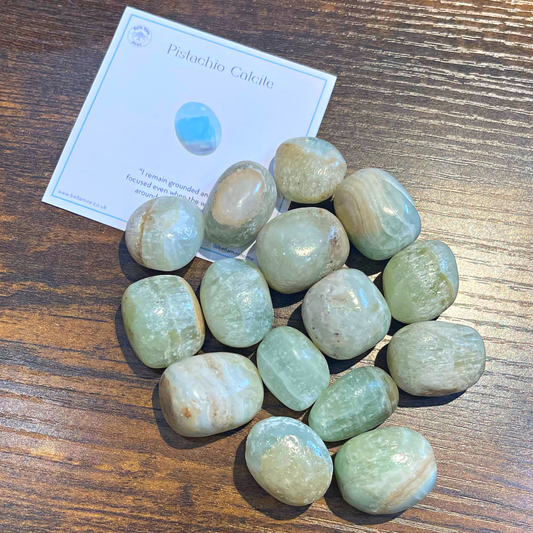Pistachio Calcite Tumble Stone