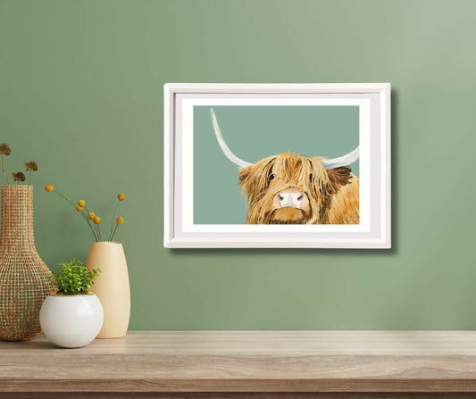 Highland Cow Art Print - Hairy COO