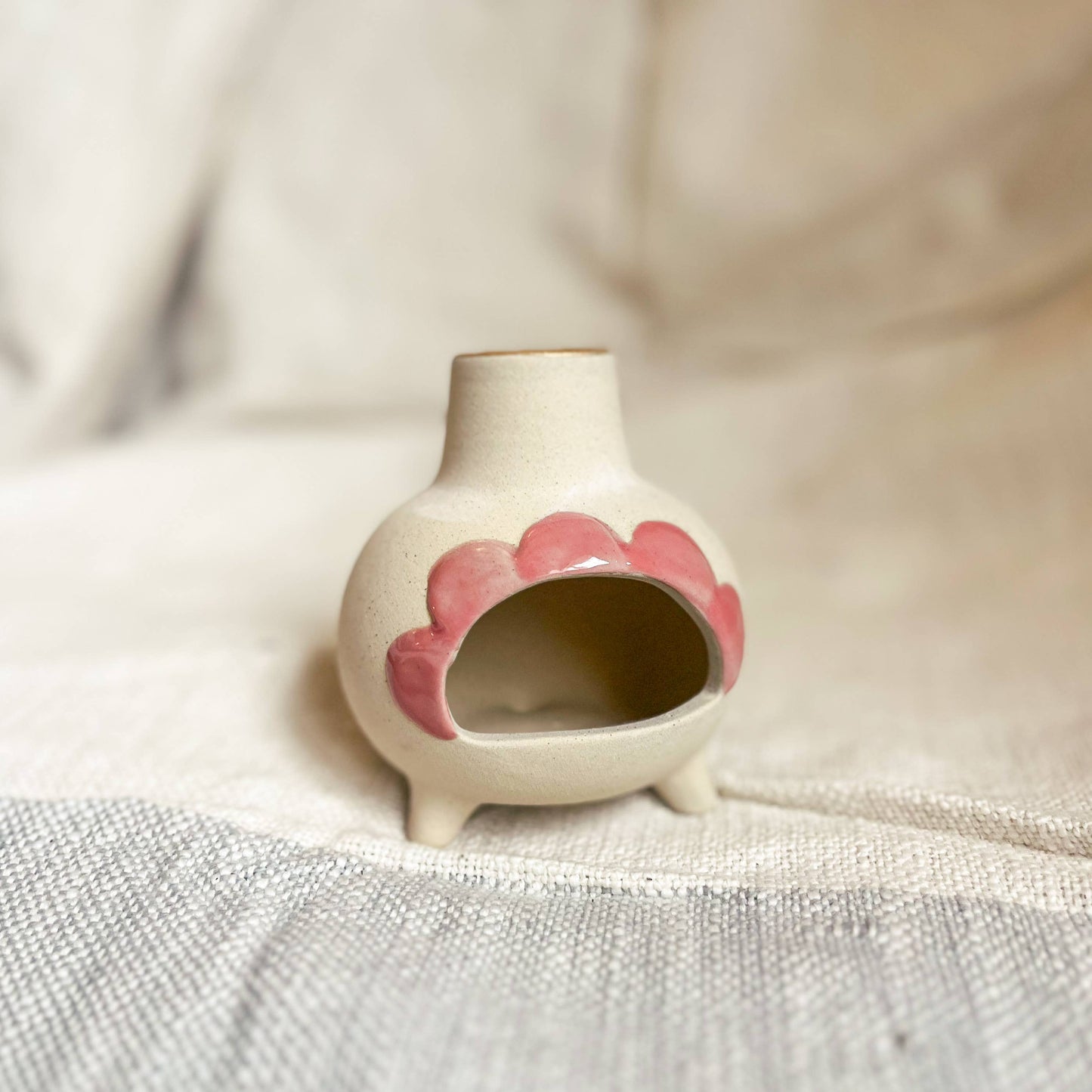 Ceramic Incense Chimney - Palo Santo Burner: Green