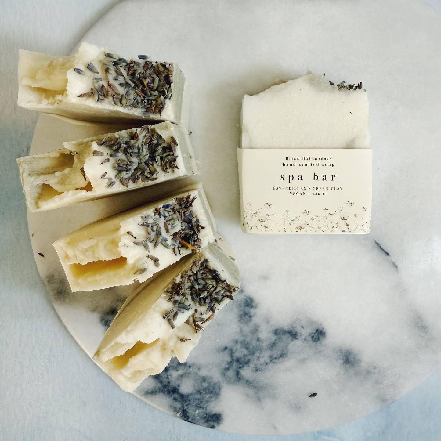 Lavender & Green Clay Salt Spa Bar