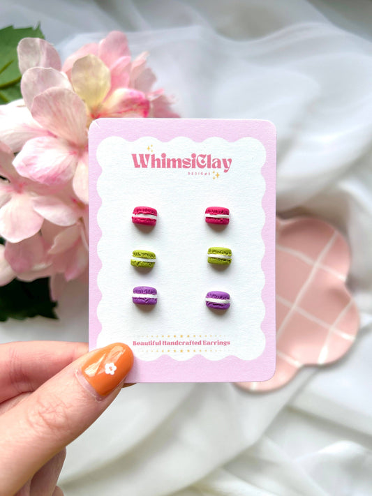 Macaroon Studs