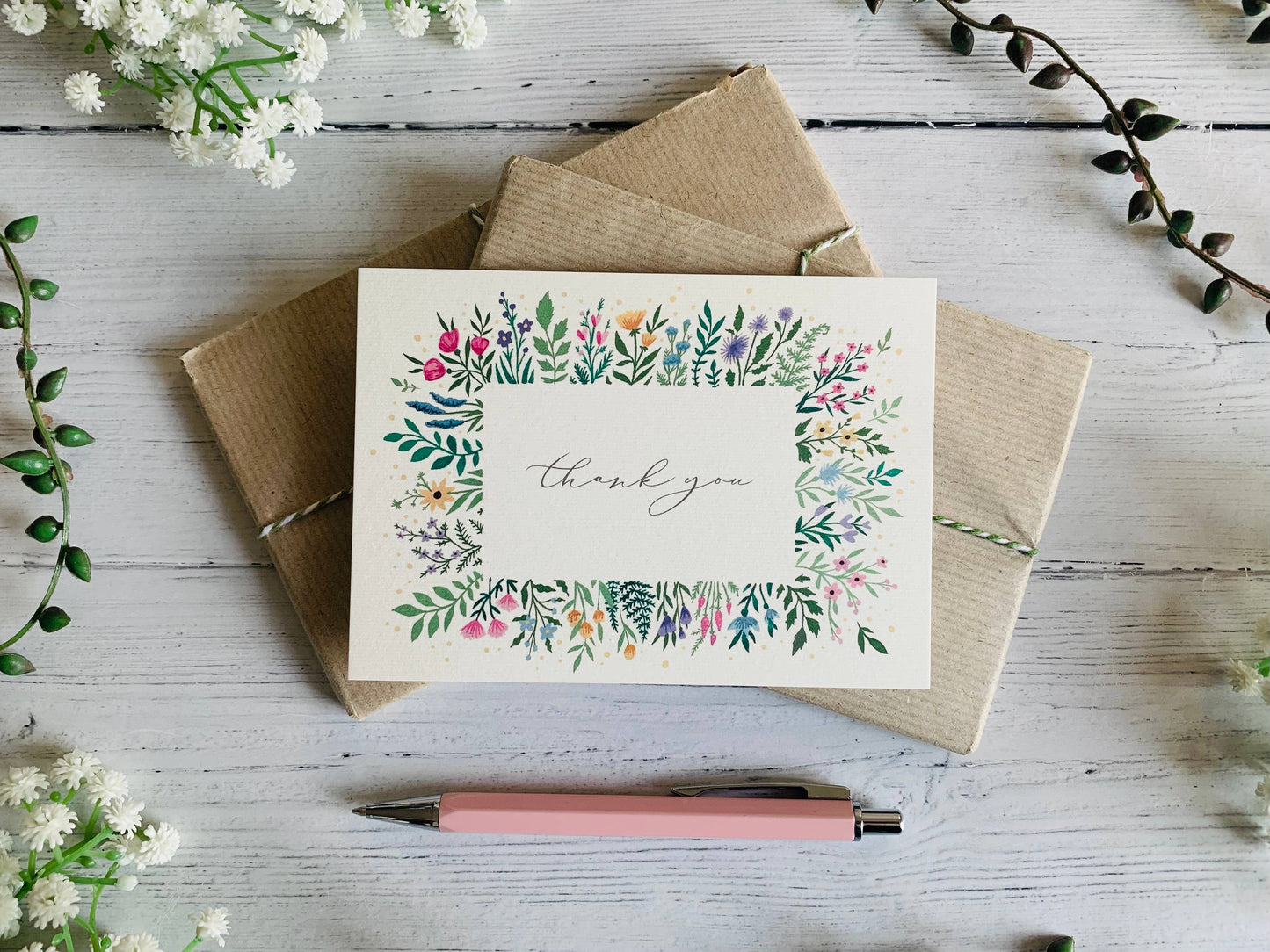 Thank You Calligraphy Card