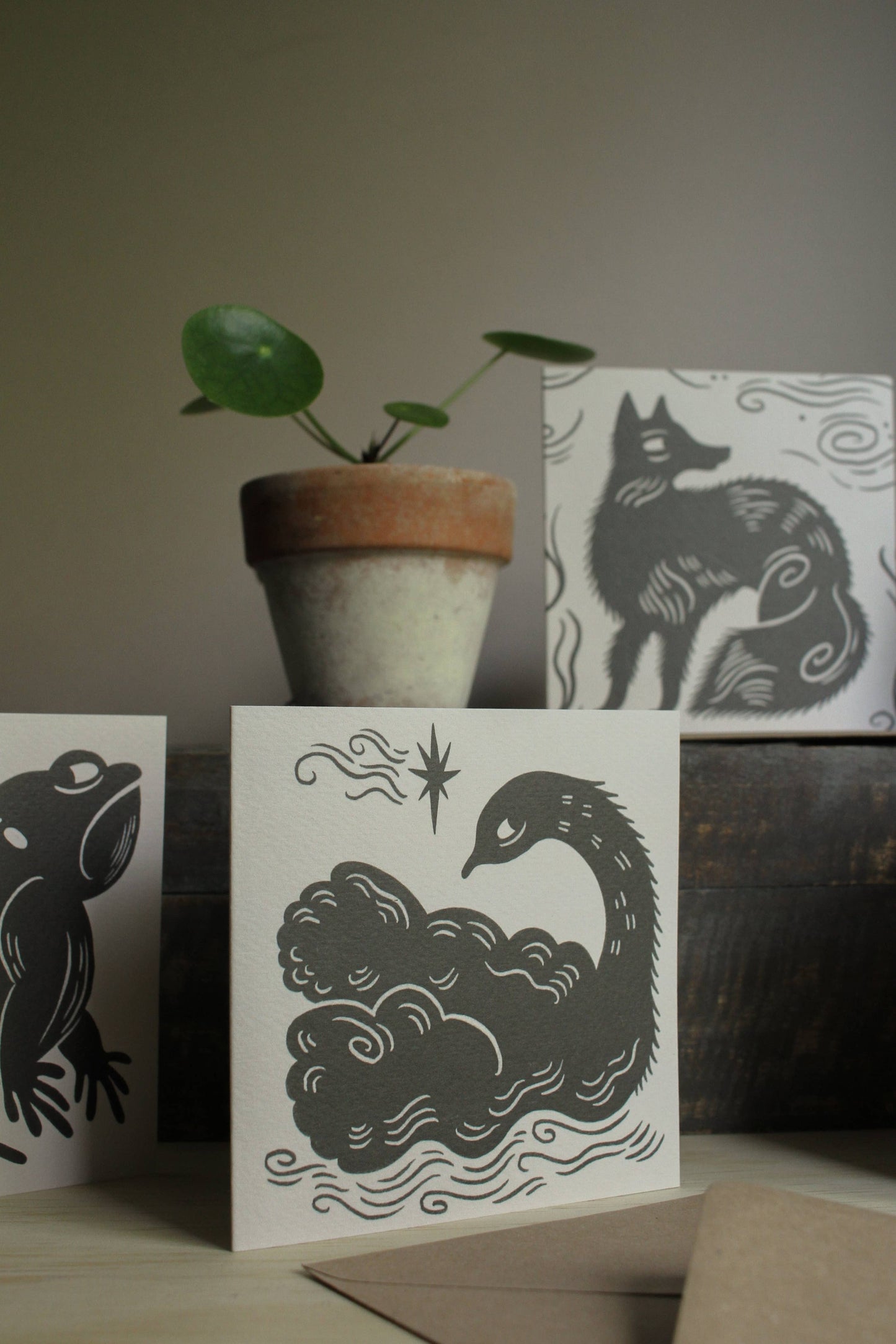 'The Swan' Animal Card: Naked