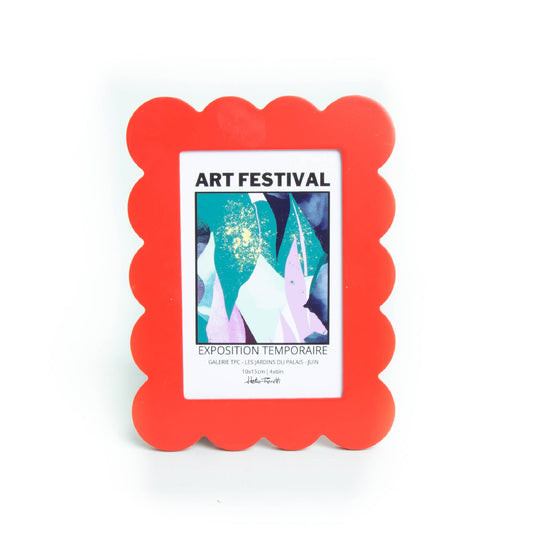 Helio Ferretti Large Petal Photo Frame - Red