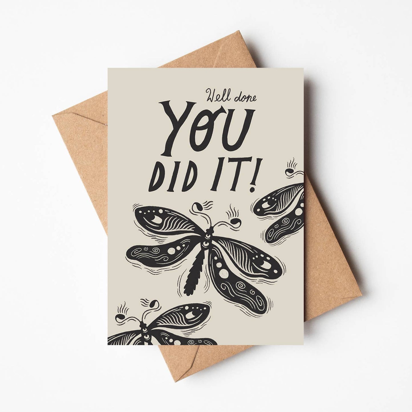 'You Did It!' Congratulations Card: Naked